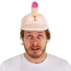 Casquette avec zizi en velours