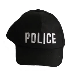 1 Casquette de Police - Noir
