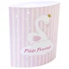 Centre de Table avec LED - Baby Shower - Cygne Rose