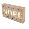 Centre de Table en Bois "Noël" Lumineux