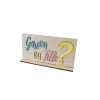Centre de table sur socle - Gender Reveal - Fille ou Garçon ?