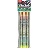 10 chandelles romaines multicolores