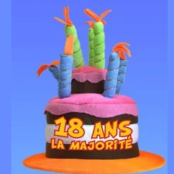 Chapeau Anniversaire Musical 18 ans
