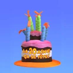 Chapeau Anniversaire Musical 20 ans