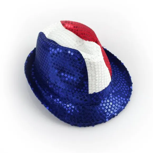 Chapeau Borsalino de Supporter Tricolore - France