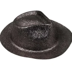 Chapeau Borsalino à Paillettes - Noir