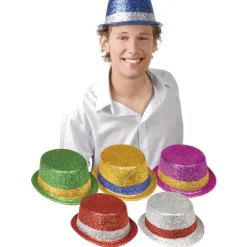 Chapeau Cavalier Paillettes - Couleur au Choix
