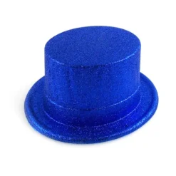 Chapeau Haut de Forme à Paillettes - Bleu