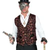 Chapeau haut-de-forme Steampunk avec lunettes pour adulte