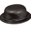 Chapeau Melon à Paillettes - Noir