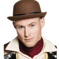 Chapeau Steampunk pour Homme - Brun
