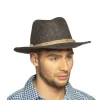 Chapeau Tyrolien avec cordelette pour Homme