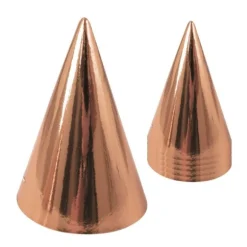 6 chapeaux pointus en carton - Couleur au choix