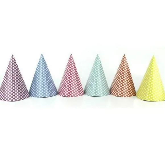 6 Chapeaux pointus Happy Color