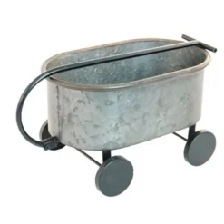 Chariot en métal - 57 x 17,5 x 17 cm