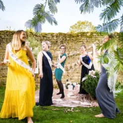 5 Écharpes de Miss - EVJF de Folie - Rose Gold