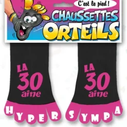 Chaussette à Orteil 30 Aine Rose