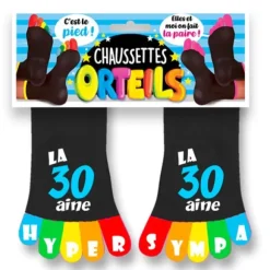 Chaussette à Orteil Anniversaire 30 ans