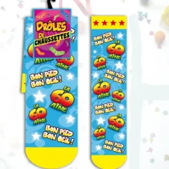Chaussettes "La 60aine Bon Pied Bon œil !" - Bleu