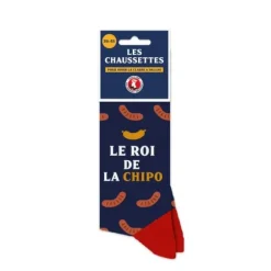 Chaussettes "Le roi de la chipo" - Collection Claquettes Chaussettes