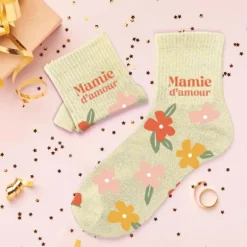 Chaussettes à paillettes - Collection Mamie Chérie - Modèle au choix