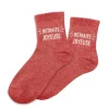 Chaussettes à paillettes "Retraite Joyeuse" pour femme