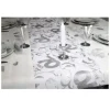 Chemin de Table Anniversaire - Blanc et Or - 80 ans