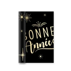 Chemin de table - Bonne Année - 4 M - Couleur au choix