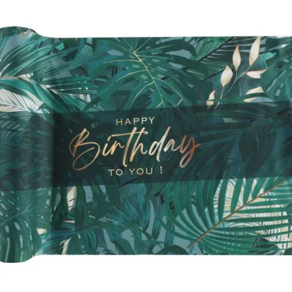 Chemin de table - 28 cm x 3 m - Collection Birthday Jungle