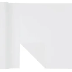Chemin de table Diamant Rainbow 3 en 1 prédécoupé en airlaid FSC® - 40 cm x 4,8 m - Couleur Blanc