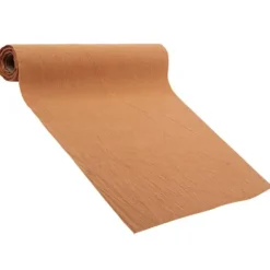 Chemin de table en crépon de coton - 28 cm x 5 m - Couleur au choix