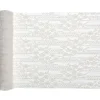Chemin de table en dentelle - 28 cm x 2,5 m - Couleur Ivoire