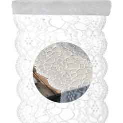 Chemin de table en dentelle premium