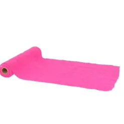 Chemin de table en gaze de coton - 30 cm x 3 m - Couleur au choix