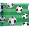Chemin de table en polyester - 30 cm x 2,5 m - Football