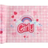 Chemin de table en polyester - 30 cm x 5 m - Collection Girly