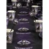 Chemin de table en polyester - 28 cm x 3 m - Mercredi / Wednesday ©