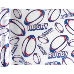 Chemin de table en polyester - 30 cm x 5 m - Collection Rugby