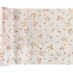 Chemin de table en polyester - 28 cm x 2,5 m - Collection Little Teddy