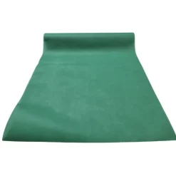 Chemin de table 3 en 1 prédécoupé en spunbond - 40 cm x 4,8 m - Couleur au choix