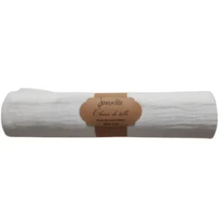Chemin de table Gaze de Coton - 28 cm x 3 m - Couleur au choix