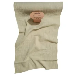 Chemin de table Gaze de Coton - 28 cm x 3 m - Couleur au choix