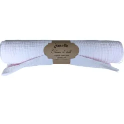 Chemin de table Gaze de Coton - 28 cm x 3 m - Couleur au choix
