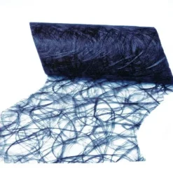 Chemin de Table Intissé 30 cm x 25 M - Bleu Foncé