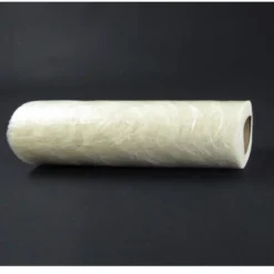 Chemin de Table Intissé 30 cm x 25 M - Blanc - Vagues