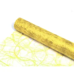 Chemin de Table Intissé 30 cm x 5 M – Jaune