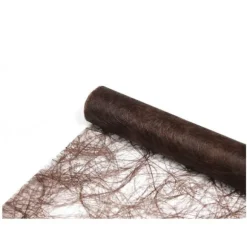Chemin de Table Intissé 30 cm x 5 M – Marron Foncé