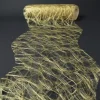Chemin de Table Intissé 30 cm x 25 M - Or - Vagues