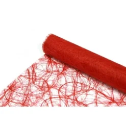 Chemin de Table Intissé 30 cm x 5 M - Rouge