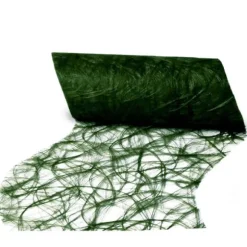 Chemin de Table Intissé 30 cm x 25 M - Vert Foncé
